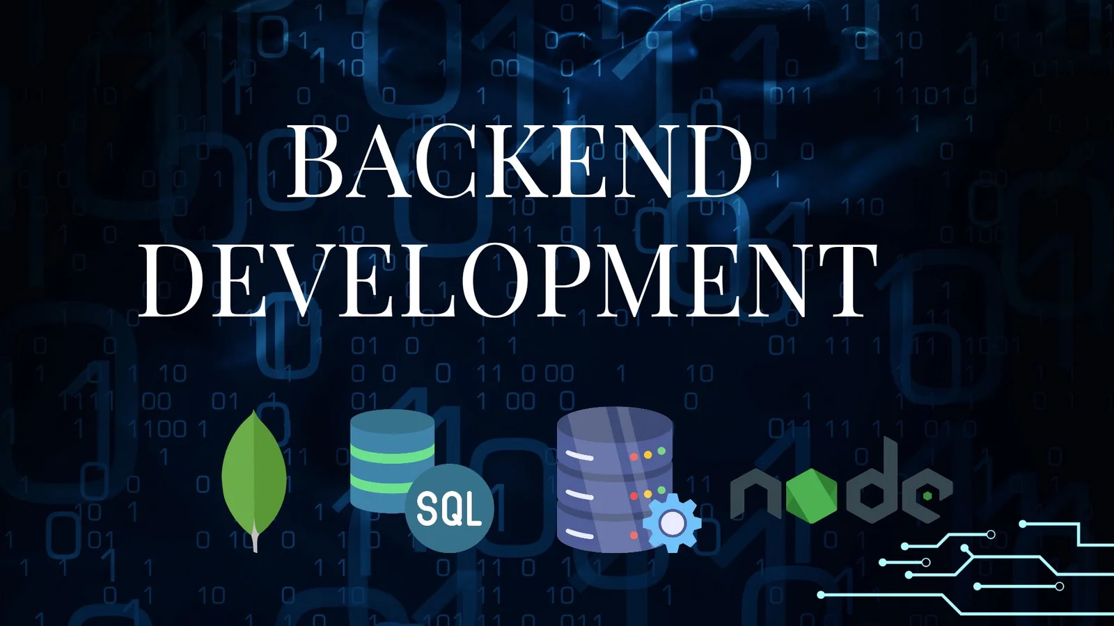 Back End Development